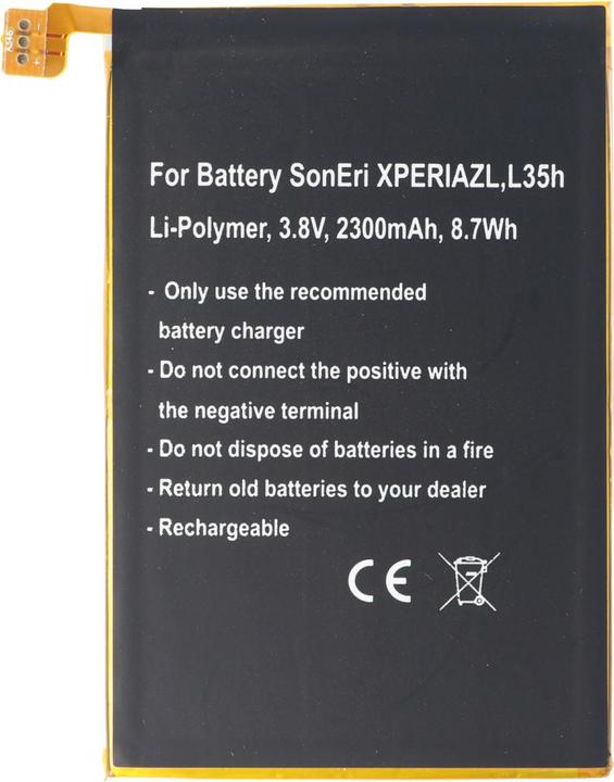 Produktbild AccuCell Akku Sony Ericsson XPERIA ZL, L35h