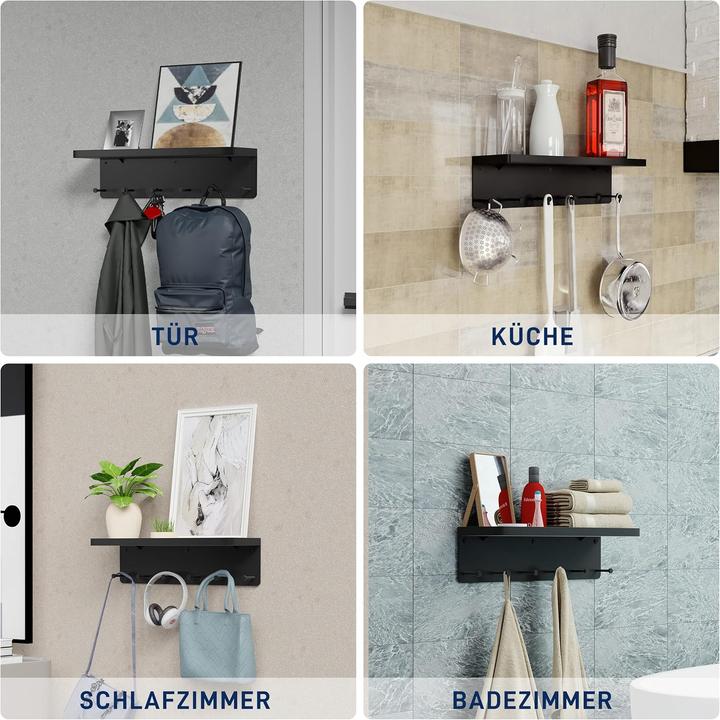 Produktbild Niffgaff Schlüsselbrett mit Ablage und Haken für Flur