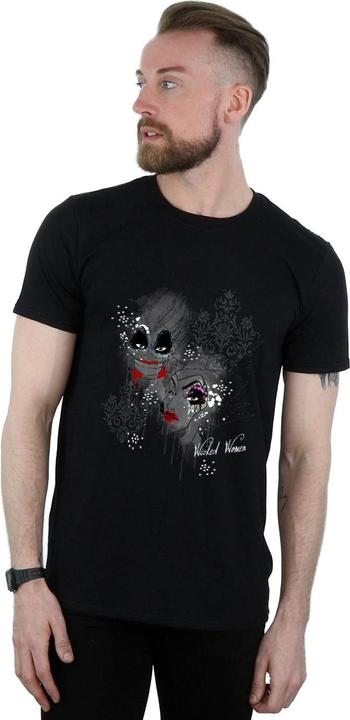 Actual product image Disney Mens Villains Wicked Women T-Shirt (L)