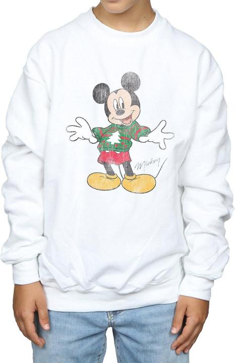 Produktbild Disney Mickey Mouse Christmas Jumper Sweatshirt Jungen (116)