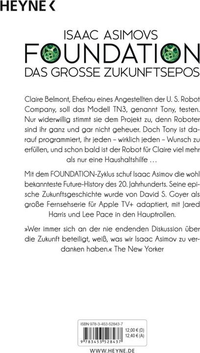 Produktbild Geliebter Roboter (Deutsch, Isaac Asimov, Walter Brumm, 2016)