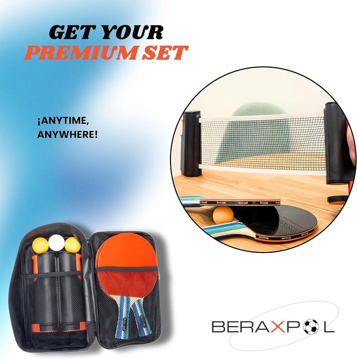 Actual product image Beraxpol Tragbares Tischtennis-Set