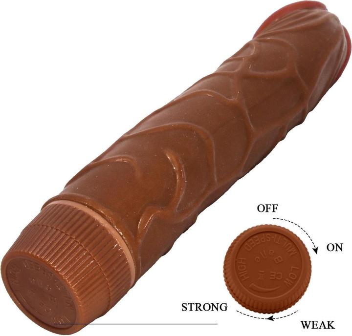 Actual product image Baile - Bob Realistischer Vibrator 22,5 cm Mulatte