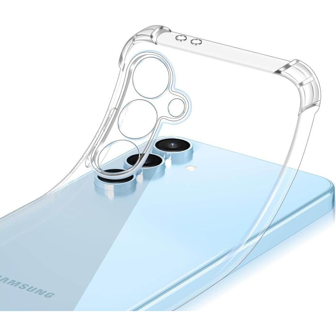 Thumbnail - Screenguard Crystal Soft Airbag Bumper (Samsung Galaxy S24 FE), Smartphone Hülle, Transparent