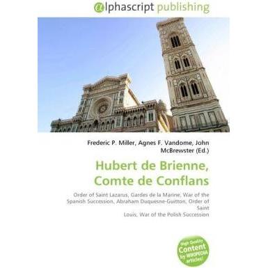 Hubert de Brienne, Comte de Conflans, Fachbücher