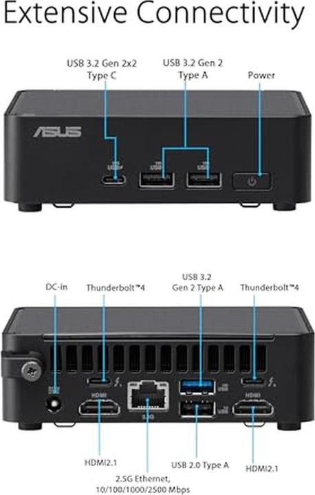 Produktbild ASUS NUC 14 Pro RNUC14RVKI300002I (Intel Core 3 100U)