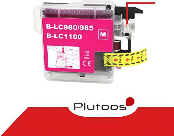 Produktbild Plutoos Brother LC-1100 / 980 / 985 / 990 Patrone XXL kompatibel, Magenta LC-1100 M (BK, C, M, Y)