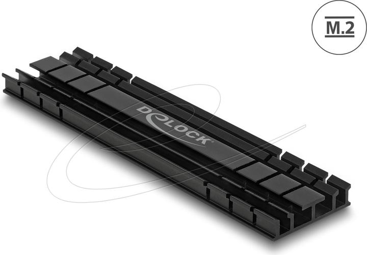 Produktbild Delock Heatsink flat 100 mm for M.2 module black