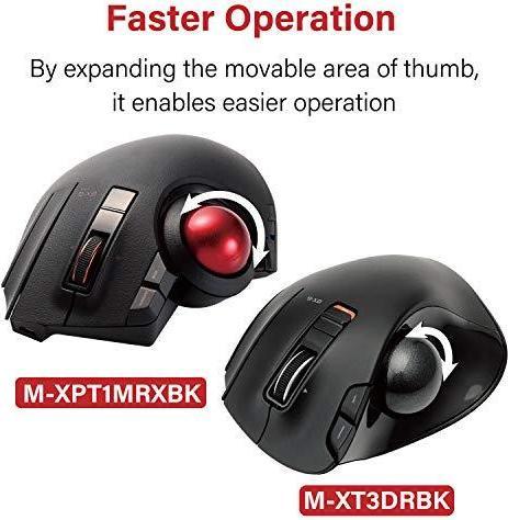 Produktbild Elecom Trackball-Maus (Kabellos, Kabelgebunden)