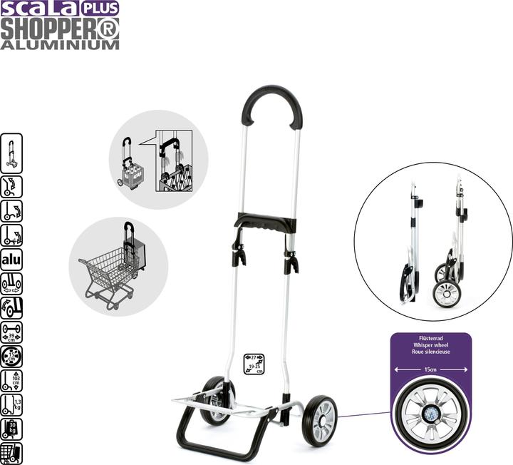 Actual product image Andersen Scala Shopper Plus Sofia shopping trolley 58 cm
