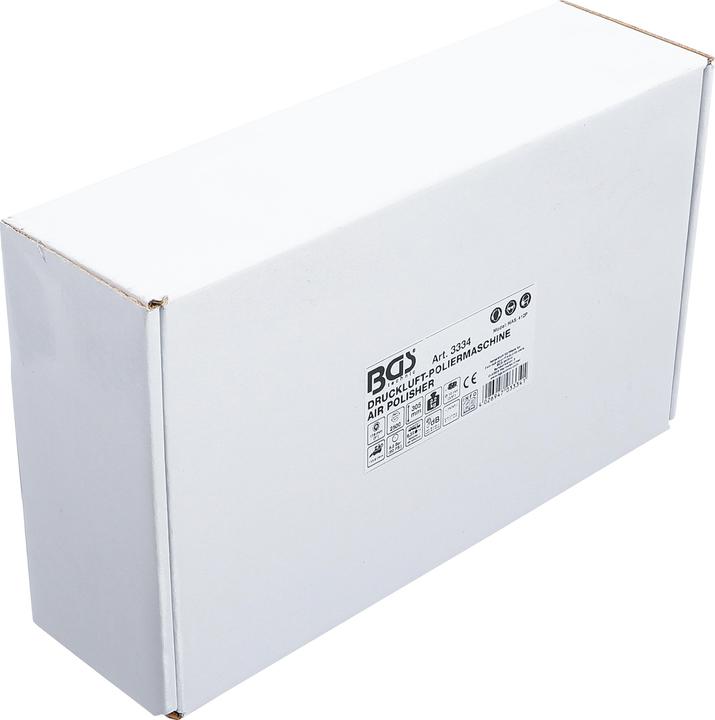 Actual product image BGS Pneumatic Polisher angled (Eccentric polisher)