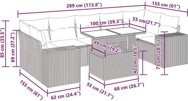 Produktbild vidaXL Elyse