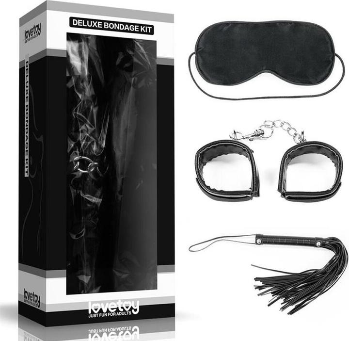 Produktbild Lovetoy Bondage Kit Deluxe Schwarz