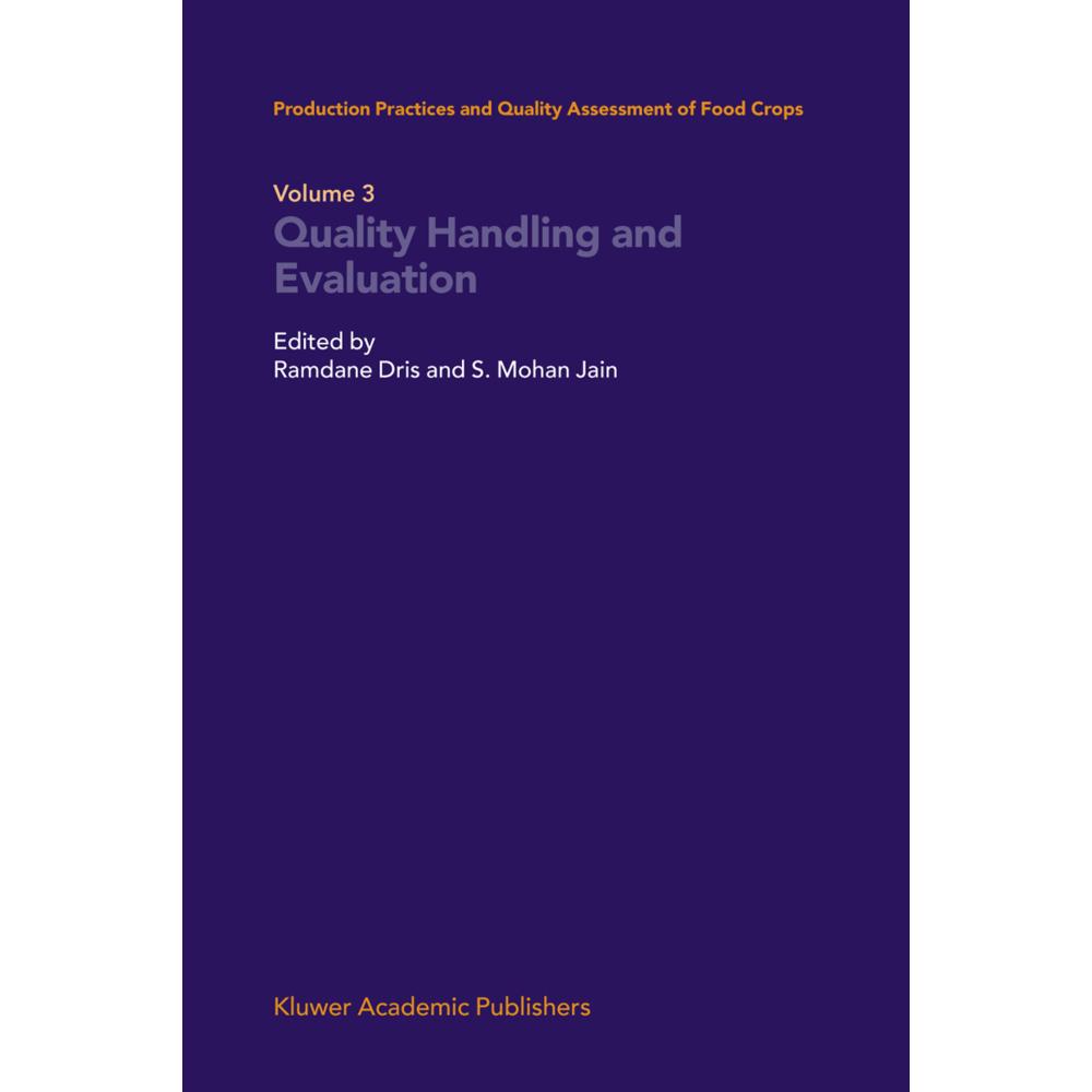Quality Handling and Evaluation, Fachbücher
