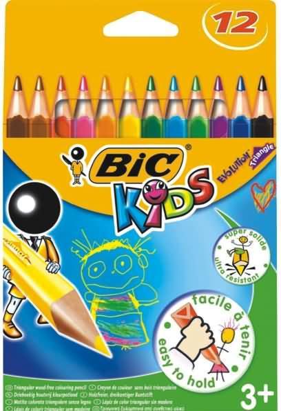 Produktbild Bic ECOlutions Kinder Evolution Dreieck (Multi, 12 x)