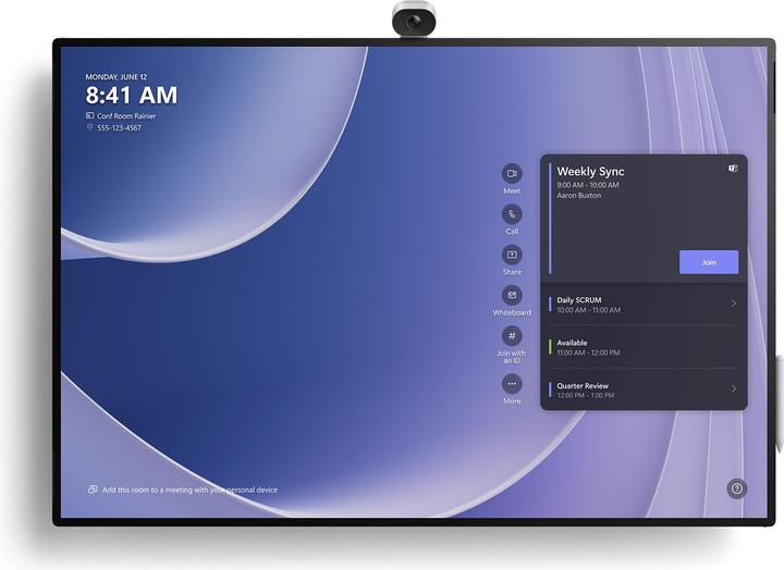 Image du produit Microsoft Surface Hub 2 for business (3840 x 2560 pixels, 50")