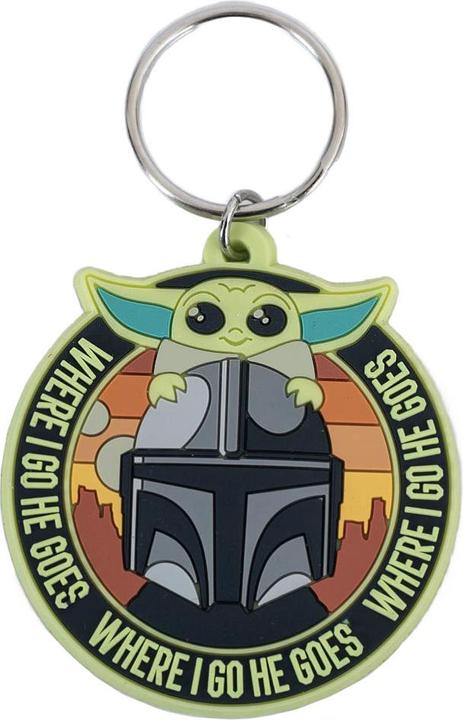 Actual product image Star Wars PVC Grogu Keyring