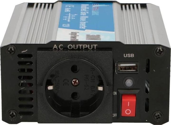 Actual product image Extralink CAR VOLTAGE CONVERTER -,, MODIFIED SINUS OPIM-300W power adapter/inverter Auto Metallic