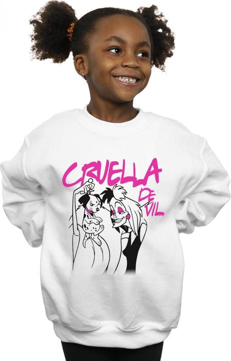 Produktbild Disney Cruella De Vil Collared Sweatshirt Mädchen (140, 146)