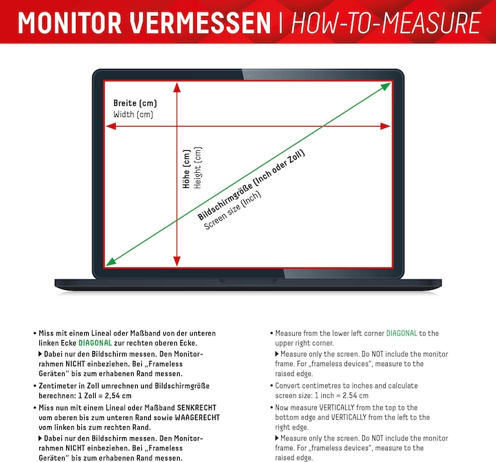 Actual product image Displex Privacy Safe, Laptop Blickschutzfilter (15.60", 16 : 9)