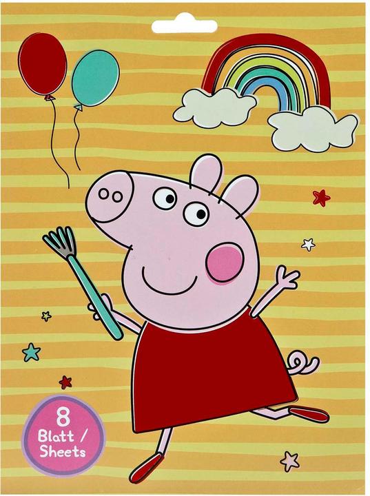 Undercover Peppa Pig Stickerbuch mit 8 Blättern (340 Sticker)