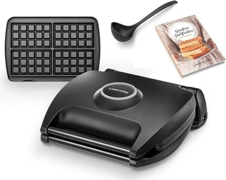 Actual product image Lagrange Waffle iron with 4 waffles