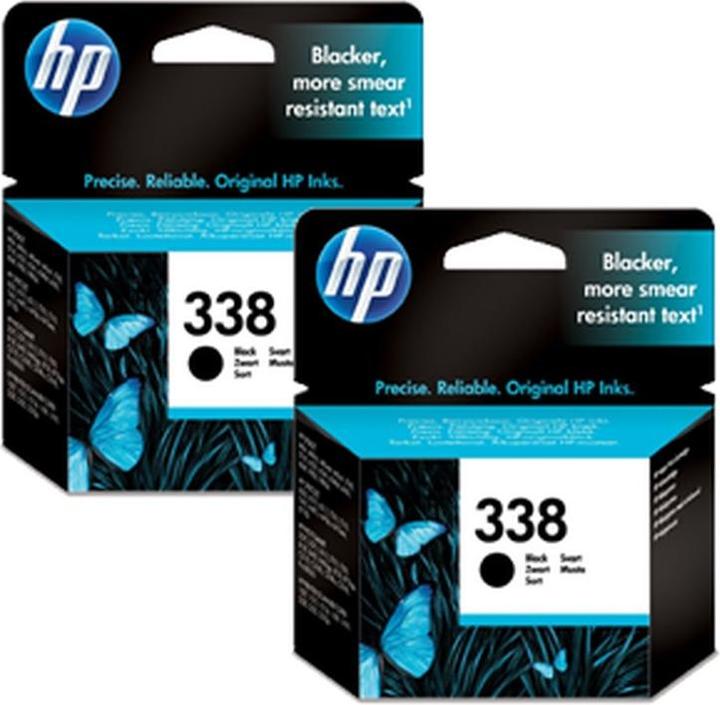 Produktbild HP 338 Doppelpack (BK)