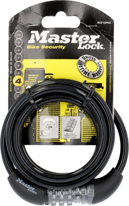 Actual product image Master Lock Spiral lock (180 cm)