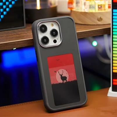 Produktbild PhoneLook Hülle E-Ink Display DIY mit NFC-Technologie für persönlicher Foto-Hintergrund (Apple iPhone 15 Pro Max)