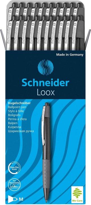 Immagine prodotto Schneider Biros Loox Medium (M), nero, 20 pezzi (20x)