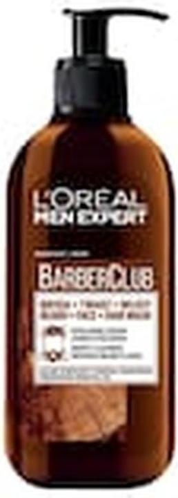 Immagine prodotto L'Oréal Paris L'Oreal - Uomo Esperto Barber Club Barba Viso Capelli Lavaggio 3In1 Gel detergente per lavare barba (200 ml)