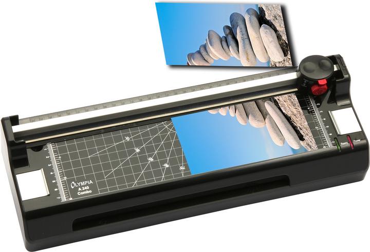 Image du produit Olympia Une plastifieuse 240 DIN A4 avec coupe-papier (80 - 125 µm, A4)