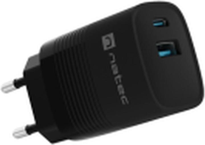 Genesis NATEC ŁADOWARKA RIBERA GAN 1X USB-A + 1X USB-C 30W CZARNA NUC-2141 (30 W)