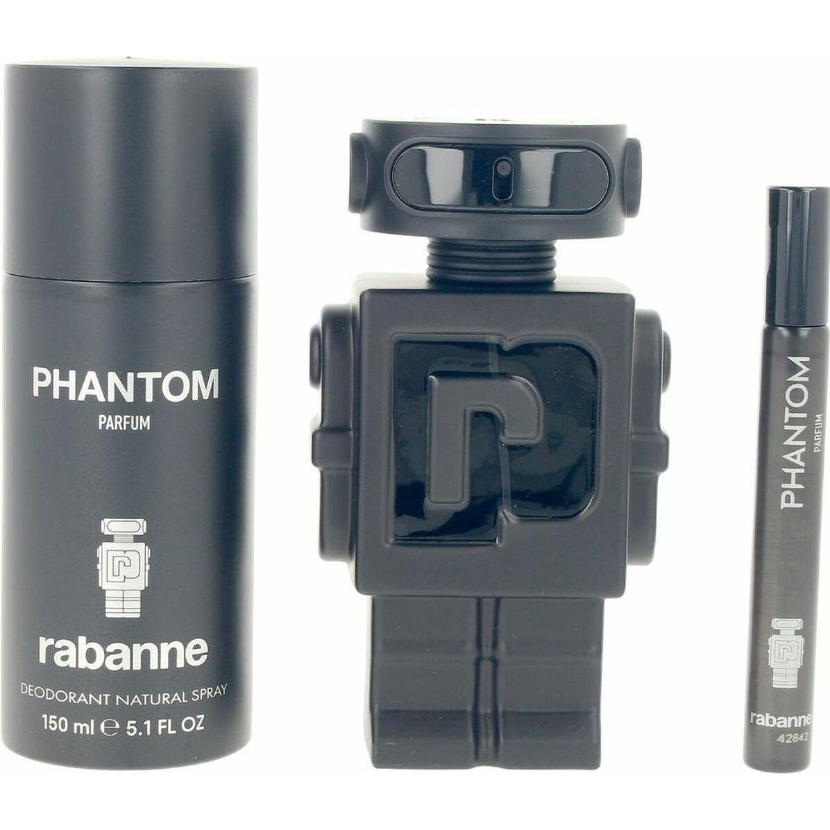 Paco Rabanne PHANTOM PARFUM CASE 3 pcs (Parfum Set) (54815051)