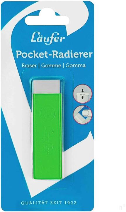 Image du produit Läufer Gomme plastique Lufer Pocket 2, vert