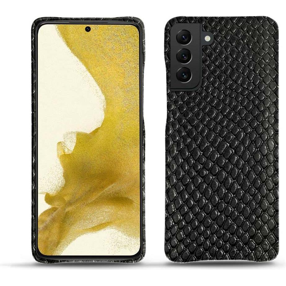 Noreve Lederschutzhülle (Samsung Galaxy S22), Smartphone Hülle, Schwarz