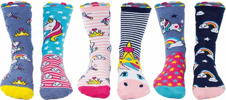 Produktbild United Oddsocks Unicorn Daze (3er Pack, 30 - 38)