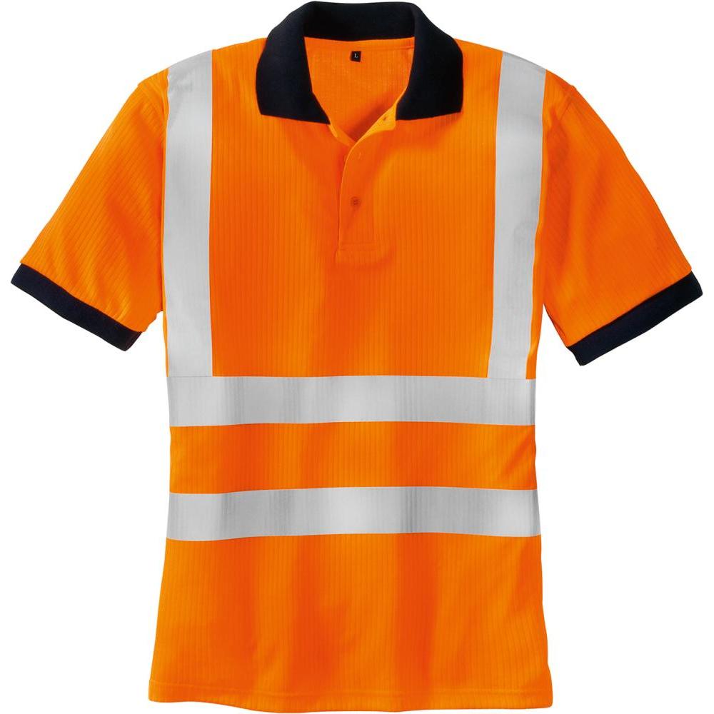 Texxor, Arbeitsjacke, unisex Warnschutz Shirt SYLT orange Grösse S (S)