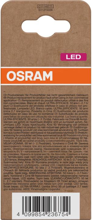 Produktbild Steffen Osram LED Classic A E27 240V 3.8W 806lm WW (E27, 806 lm, 1 x)