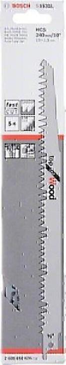 Actual product image Bosch Professional Zubehör Sabre saw blade S 1531 L, Top for Wood, pack of 5