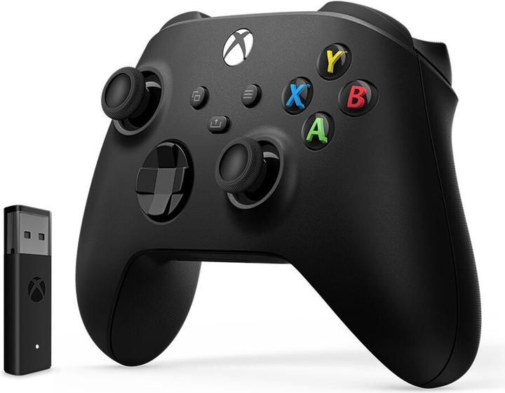 Actual product image Microsoft Xbox Wireless Controller + Wireless Adapter for Windows 10 (Xbox Series S, Xbox One S, PC, Xbox One X, Xbox Series X)
