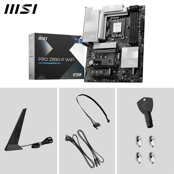 Productafbeelding MSI PRO Z890-P WIFI (LGA 1851, Intel Z890, ATX)