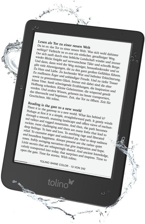 Image du produit tolino Shine Color (6", 16 Go, Noir)