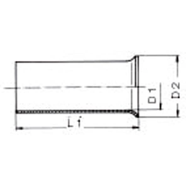Thumbnail - Weidmüller, Kabelverbindung, Aderendhülse 120qmm 32mm Cu Standard 9036240000