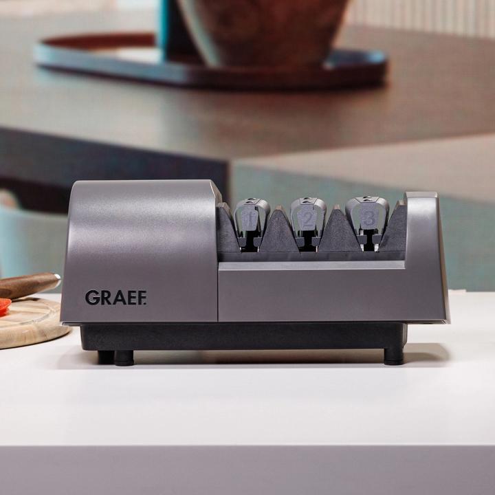 Produktbild Graef SG530 Messerschärfer quarzgrau 3-Phasen Trizor