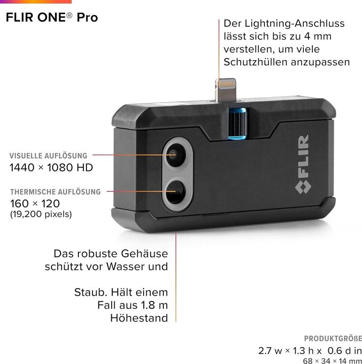 Actual product image Flir One Pro iOS Lightning