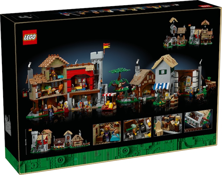 Productafbeelding LEGO Middeleeuws stadsplein (10332, LEGO Icons, LEGO Zeldzame Sets)