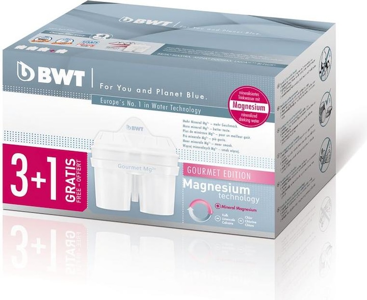 Produktbild BWT Filterkartuschen Magnesium Mineralized Water 3+1 Vorteilspack (4 x)