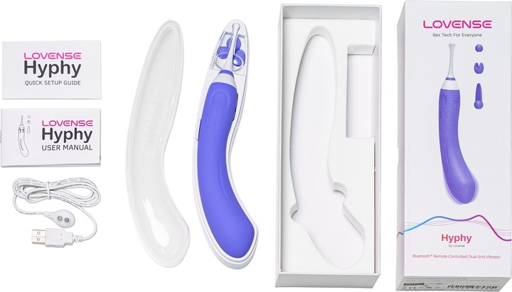 Actual product image Lovense Hyphy Dual End Vibrator