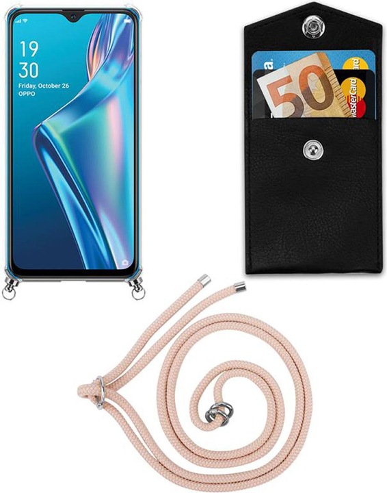 Produktbild Cadorabo TPU Handy Kette SILBER Cover